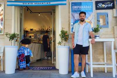 A Santo Spirito c'� un angolo di Buenos Aires: � la "gelateria argentina" dei Rapallo-Lisi